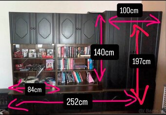 Tmavohnedé skrine - 4