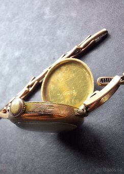 Zlaté dámske hodinky - 4