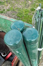 Poplastovaný stlpik 2m zeleny - 4