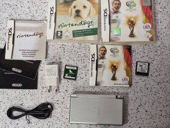 NINTENDO DS Lite + 2hry + adapter - 4