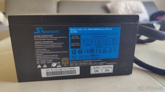predám Seasonic G-550 GOLD80+, 550W - 4