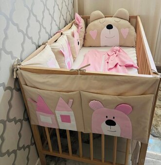 Bavlnený mantinel do postieľky - 4