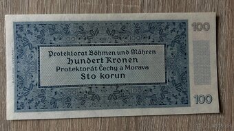 Bankovky Protektorát ČaM Neperforované UNC/aUnc - 4