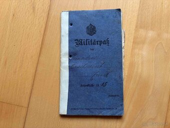 Nemecká vojenská knižka a foto WW1 - 4