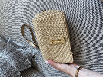 Letní slaměná crossbody kabelka YSL - 4