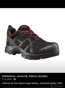 Veľkosť 42, MIX pracovná-bezpečnostná obuv - 4