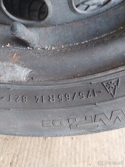 zimna sada 4x100 R14, zimne pneu 175/65 r14 - 4