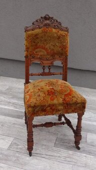 Set starožitných viktoriánskych stoličiek ( 4 ). - 4