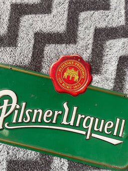 Pilsner Urquell - plechová tabuľa - 4