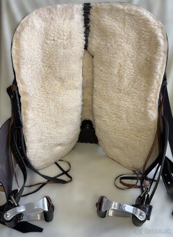 Westernový sedlový komplet 2) černý WADE - 4