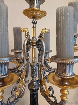 Krbove hodiny Mramor bronz - 4