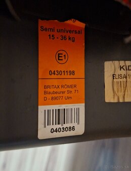 Autosedačka Britax Romer 15-36kg - 4