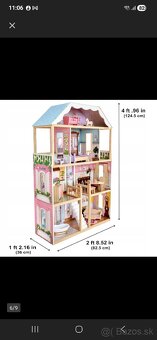 Drevený domček pre bábiky. - 4