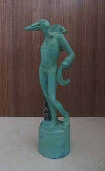 Bronzová soška – Salvador Dali – Vtáčí muž - 4
