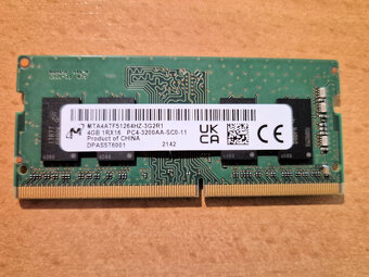 Pamäťe do Notebooku DDR2, DDR3, DDR4, (4GB-1GB-512MB moduly) - 4