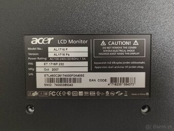LCD monitor 17" 10 EUR - 4