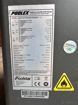 Tepelné bazénové čerpadlo Poolex Nano Action R32 reversible - 4
