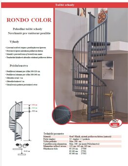 Schody Rondo Color 160 - 4