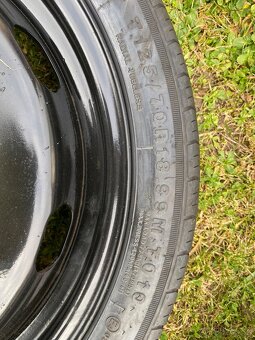 nové koleso tenké dojazdove rezervu 5x112 R18 vw - 4
