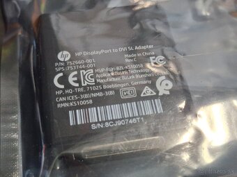 HP, redukcia prevodnik adapter DisplayPort na DVI - 4