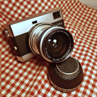 Werra 3 + Tessar 2.8/50, Flektogon 2.8/35, Cardinar 4/100 - 4