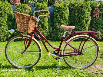 Štýlový mestský retro bicykel Fuji Mio Amore 2013 - 4