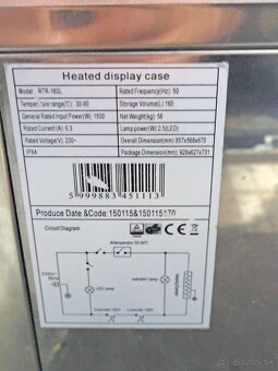 Vitrína ohrevná 160 l, RTR-160L - 4