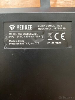 Klávesnica YENKEE YKB 3600US ATOM - 4