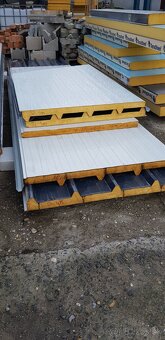 Strešné sendvičové PUR panely 50mm antracit odrezky - 4
