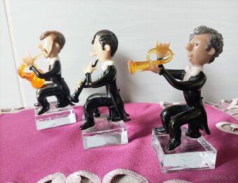 Muzikanti sklo , dekorácie - 4