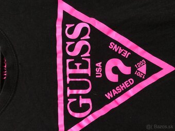 GUESS originál black damske tricko S/M - 4