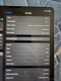 iPad 12,9 pro 6 generácie - 4