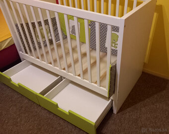 IKEA detska postieľka +matrac. - 4