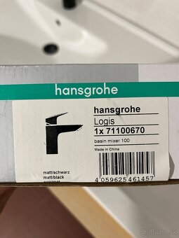 Hansgrohe Logis 100  čierna - úplne nová umývadlová batéria - 4