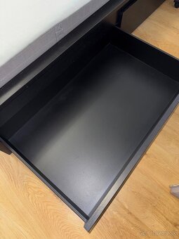posteľ s matracom 140x200 IKEA + úložné šuflíky - 4