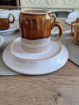Keramické šálky, taniere Czechoslovakia - 4