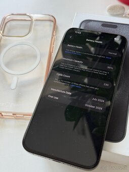 iPhone 15 Pro Max 256GB - Black Titanium - 230 Cyklov - 4