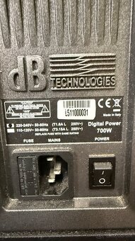 Spevacky aktivny reproduktor DB Technologies Opera 715 DX - 4