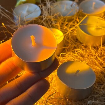 Zdravé čajové sviečky zo sójového vosku (20ks) - 4