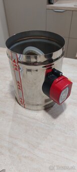 Elektricky ovládaná nerezova klapka 150mm - 4