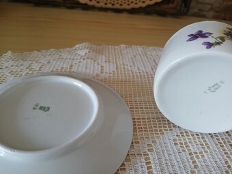 Čajová šálka s podšálkou - 4