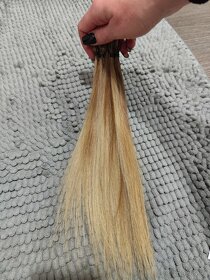Vlasy ruské melírované 30-33cm, 80ks - 4