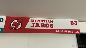 Christian Jaroš game-used hokejka NHL - 4