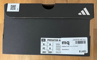 Predám juniorské kopačky Adidas / Predator, veľkosť 42 - 4
