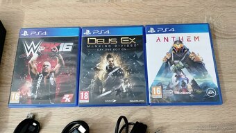 PS4 Slim s 500GB HDD + príslušenstvo a 3 hry - 4