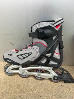 Kolieskové korčule Rollerblade-veľkosť 44 + nové kolieska - 4