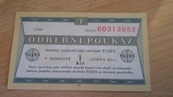 Tuzexové poukázky , bony - 4