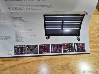 Dielensky vozík s náradím 298ks WEBER - 4