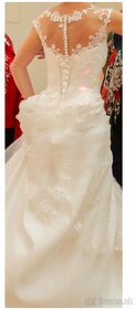 Svadobné šaty zn. Eva Grandes - 4