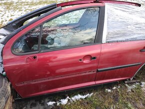 PEUGEOT 207 DVERE ĹAVÉ,PRAVÉ,PREDNÉ,ZADNÉ. - 4